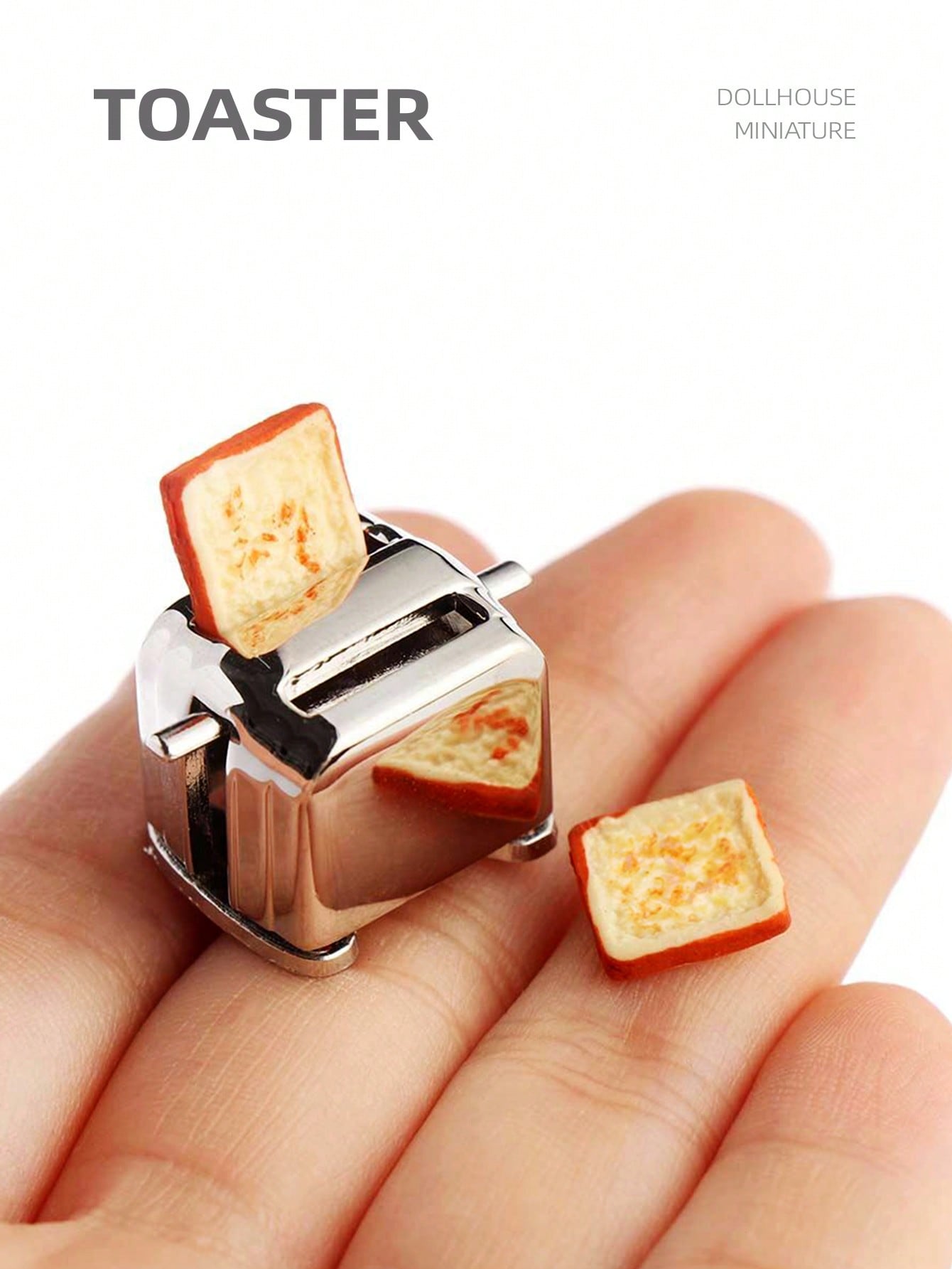 1:12 Dollhouse Miniature Toast - Toaster ulasan dan harga