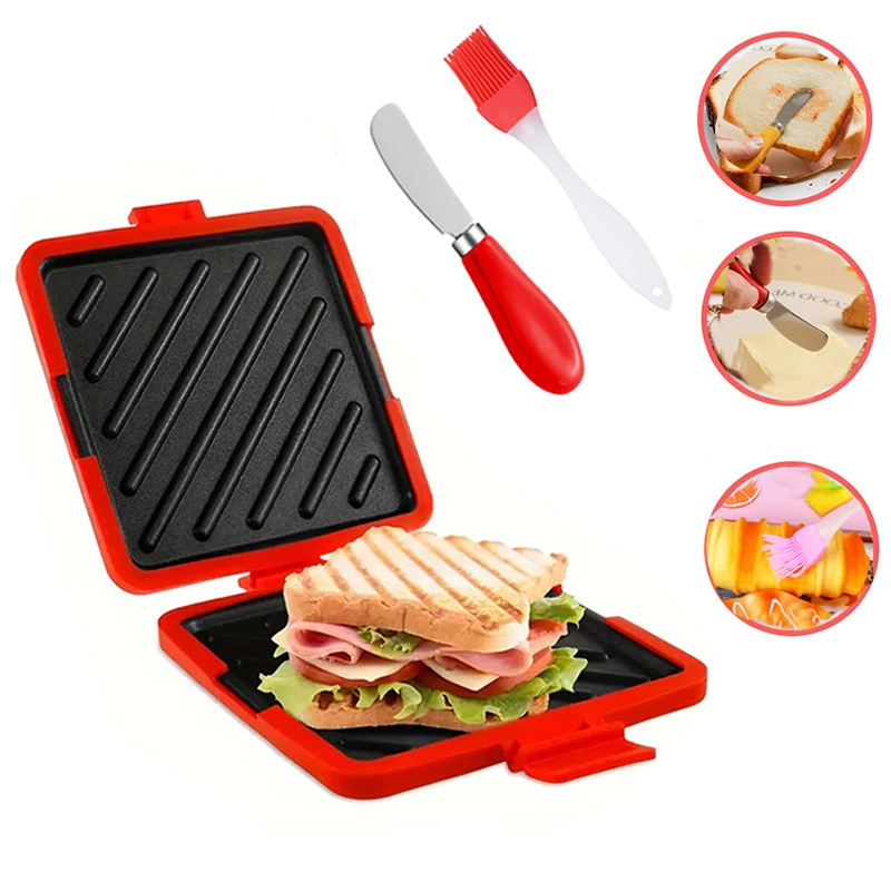 3pack Food Grade Sandwich Toas - Toaster ulasan dan harga