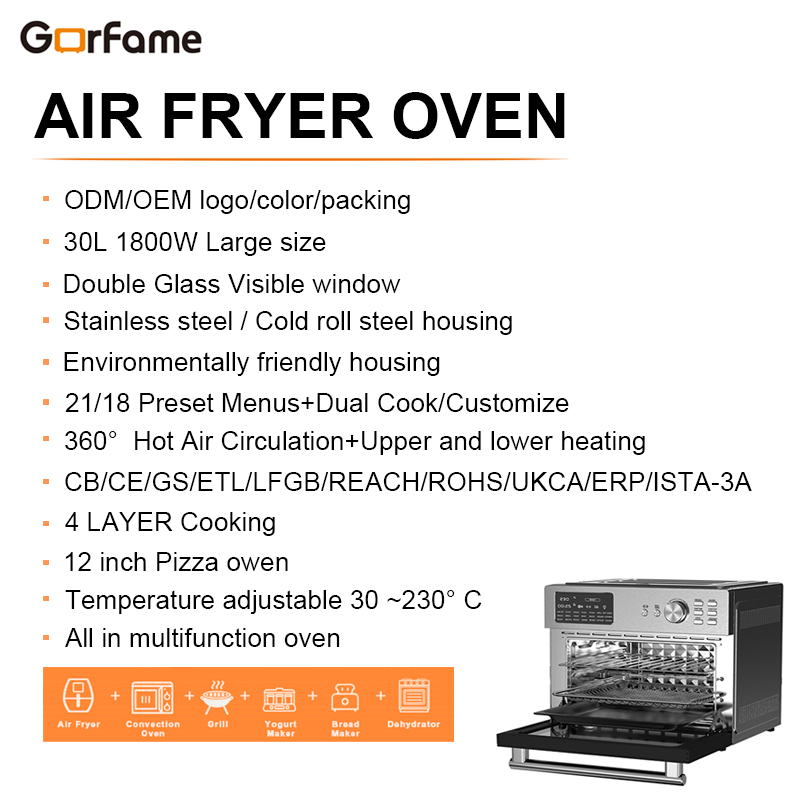 Extra Large 30L Capacity Chick - Air Fryer ulasan dan harga