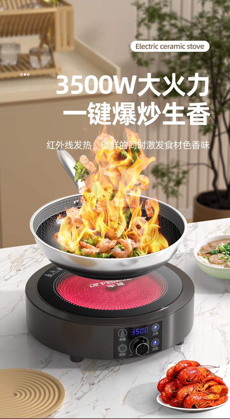 Single Zone Ceramic Cooktop Po - Induction Cooktop Portable ulasan dan harga