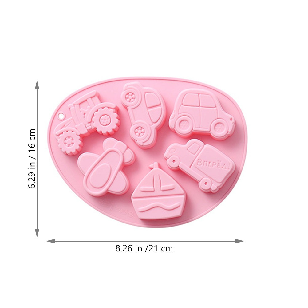 2Pcs 3D Silicone Vehicle Choco - Microwave Oven ulasan dan harga