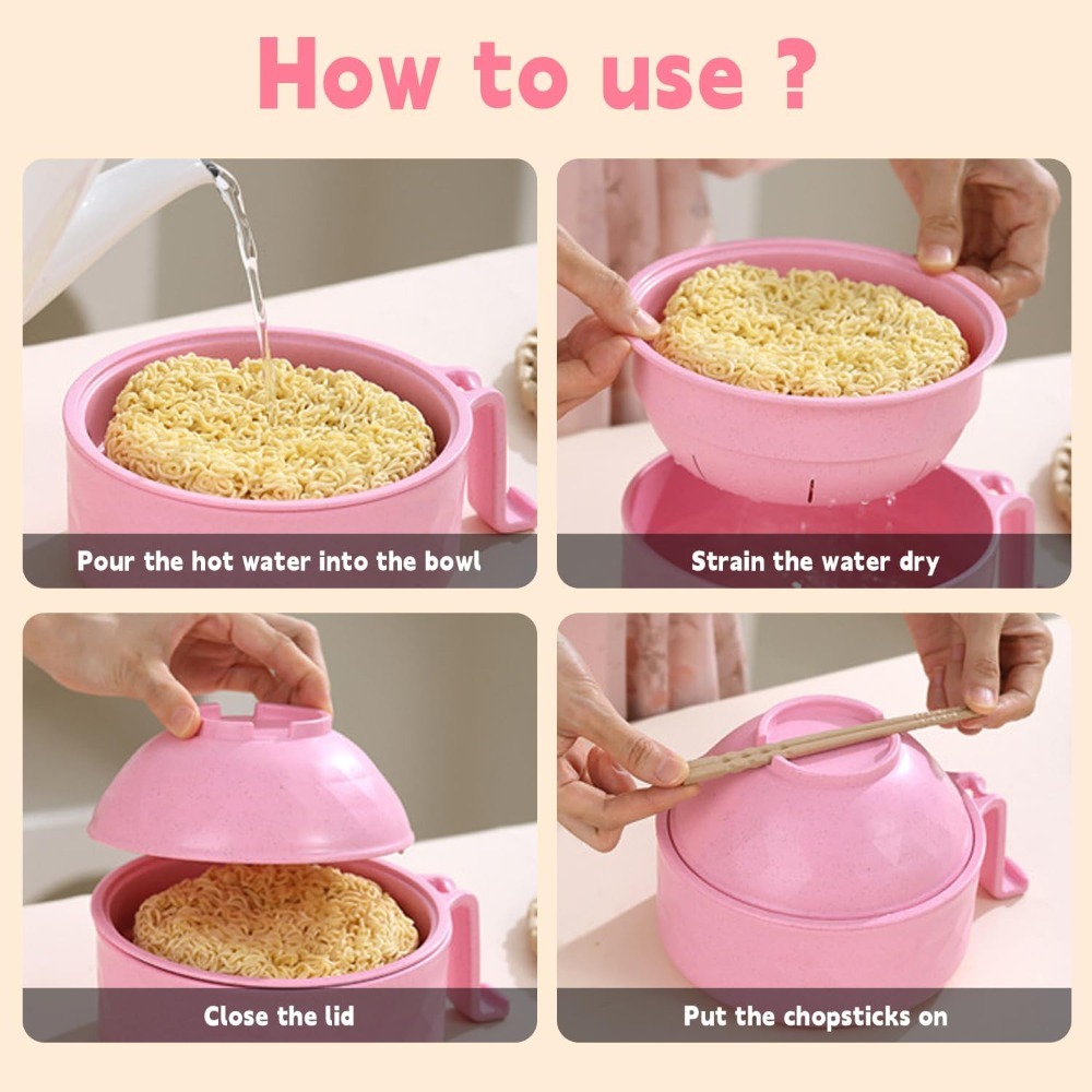 Microwave Ramen Bowl 6-Piece S - Rice Cooker ulasan dan harga
