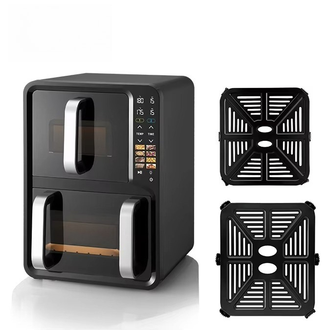 12L Dual Chamber Air Fryer, Te - Air Fryer ulasan dan harga