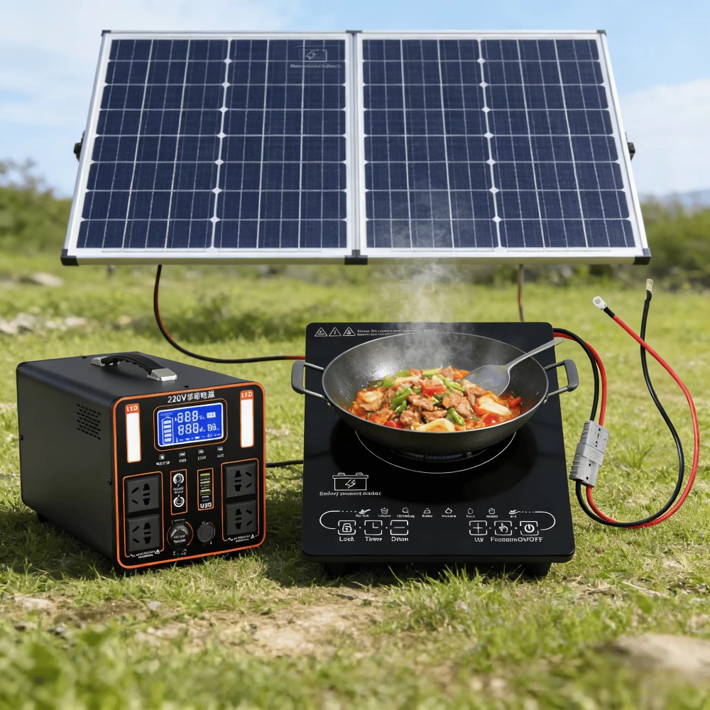 24V/48V Solar DC Induction Coo - Induction Cooktop Portable ulasan dan harga