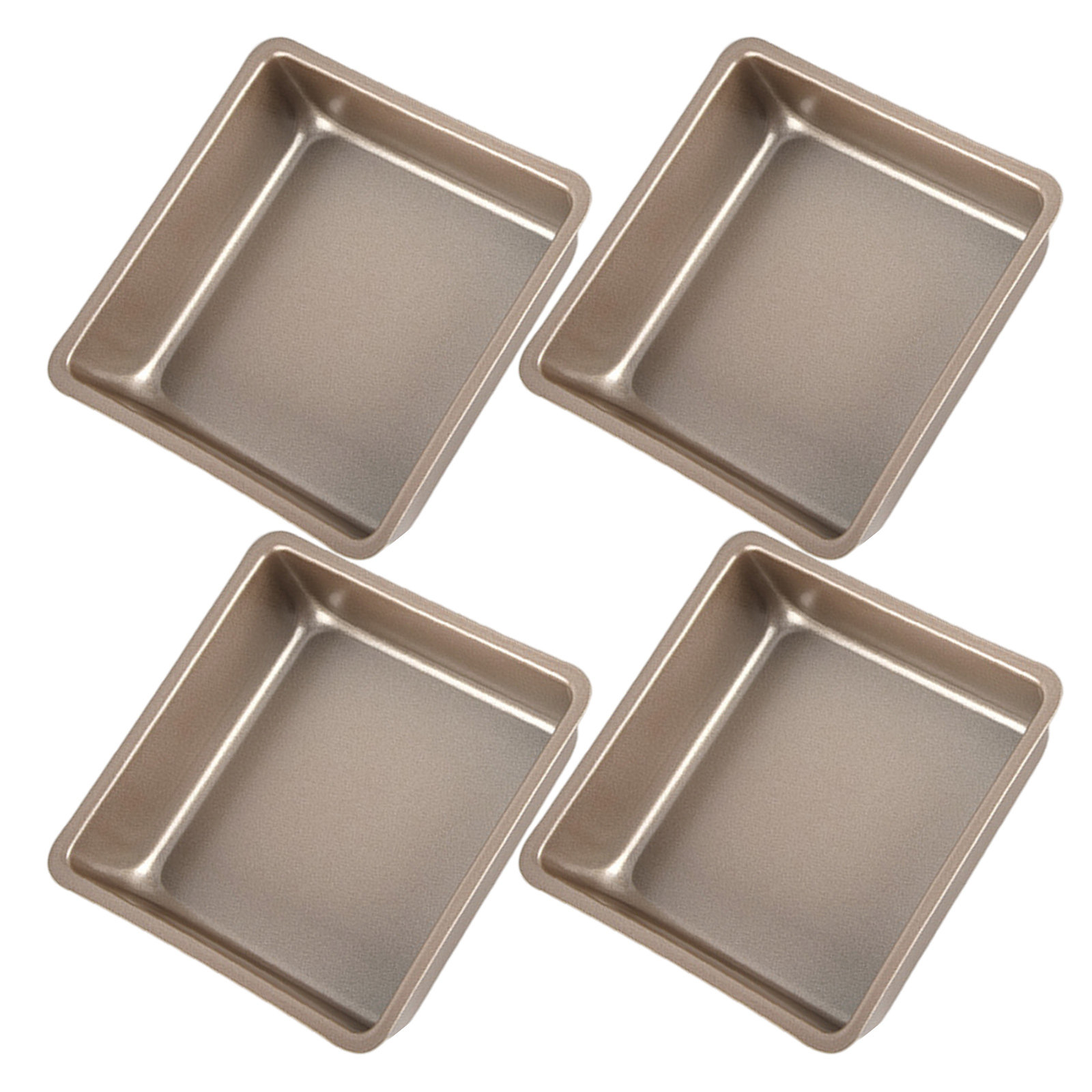 4Pcs 4 Inch Square Nonstick Ba - Toaster ulasan dan harga