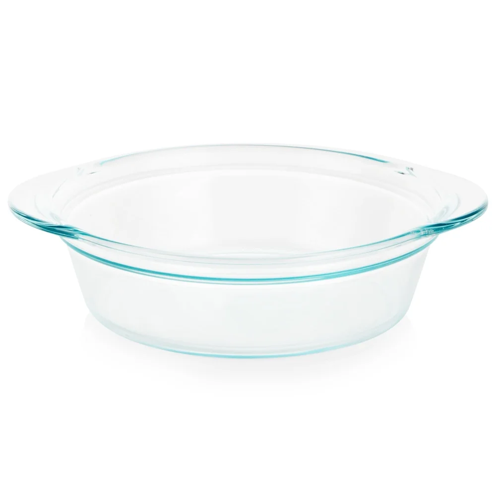 Deep Round Glass Baking Dish 9 - Microwave Oven ulasan dan harga