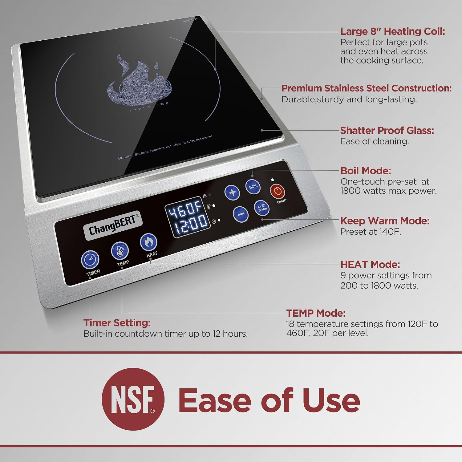 Portable Induction Cooktop Enh - Induction Cooktop Portable ulasan dan harga