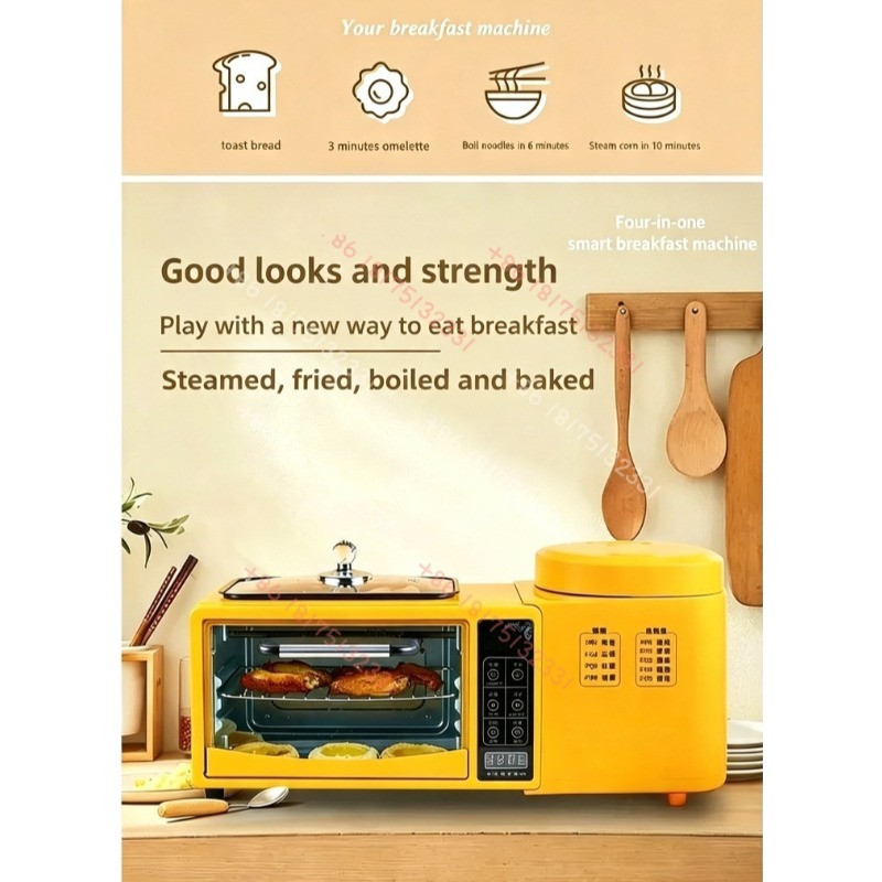4-in-1 Multifunctional Breakfa - Toaster ulasan dan harga