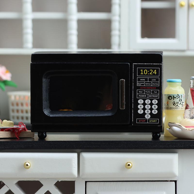 Hot Sale 1/12 Doll House Acces - Microwave Oven ulasan dan harga