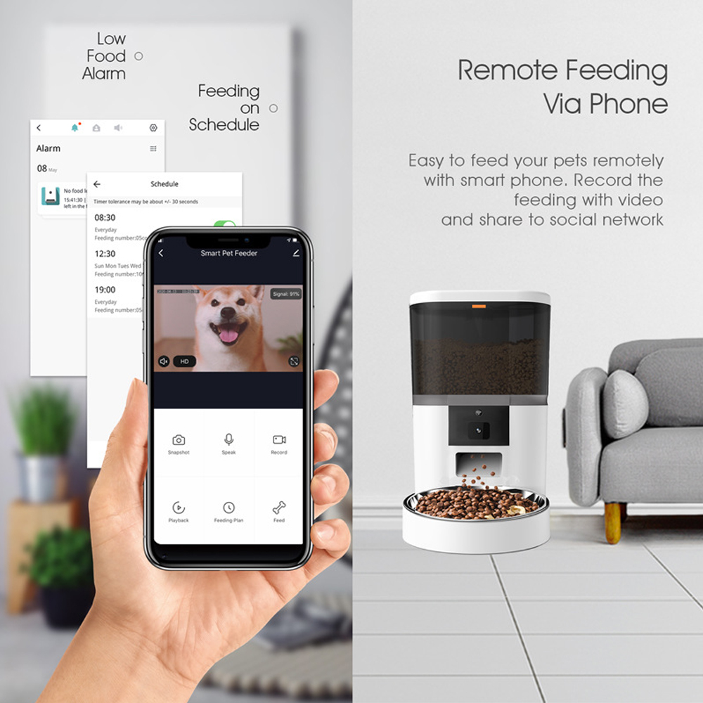 4L Large Capacity Smart Pet Fe - Kitchen Appliances Video ulasan dan harga