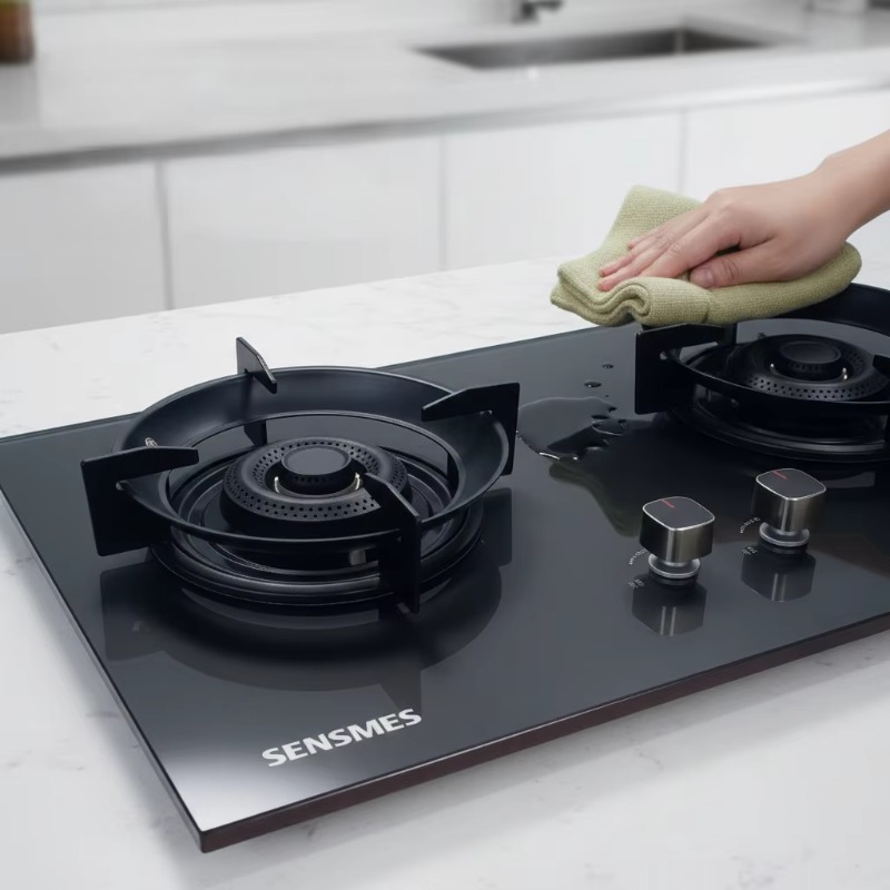 Black Tempered Glass Panel 2 B - Kitchen Appliances In ulasan dan harga