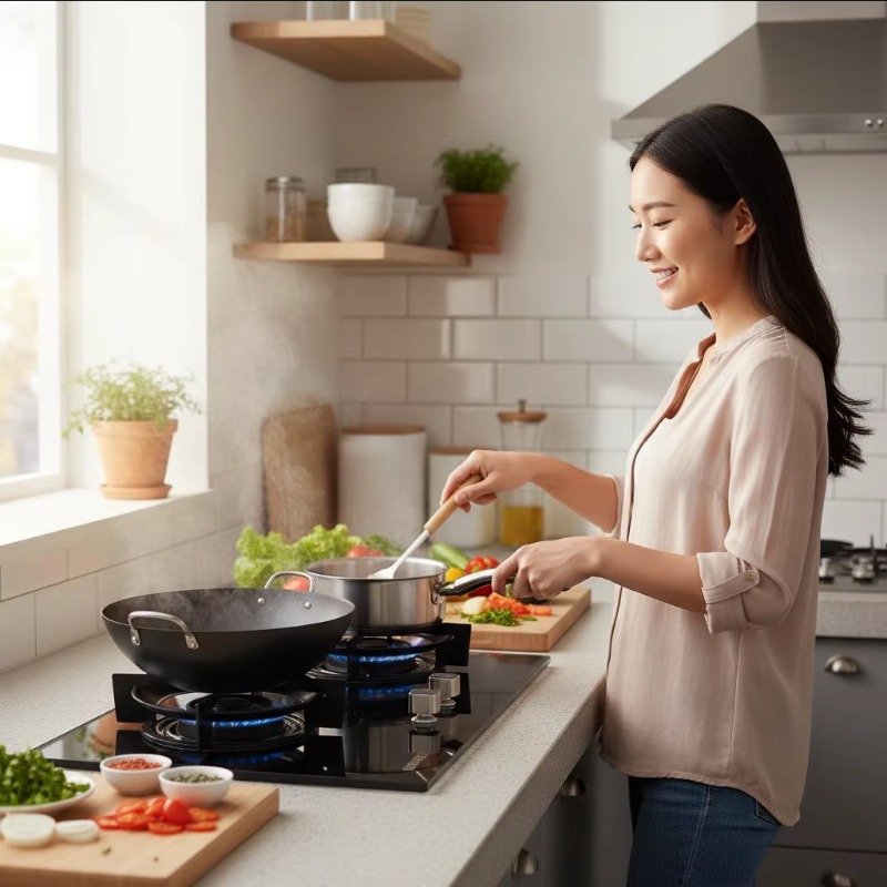 Black Tempered Glass Panel 2 B - Kitchen Appliances In ulasan dan harga